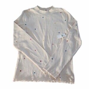 NWT Old Navy Cream Turtleneck Top sz 18 XXL Girls